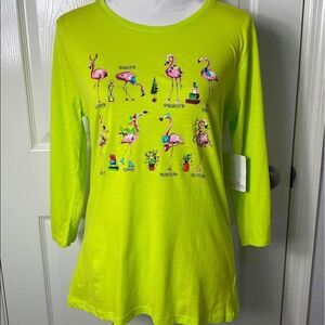 SUN BAY Women’s Flamingos Christmas TShirt